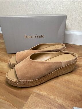 Franco Sarto Espadrille Mules (8.5)